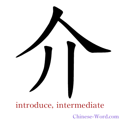 Chinese symbol calligraphy strokes animation for introduce, intermediate