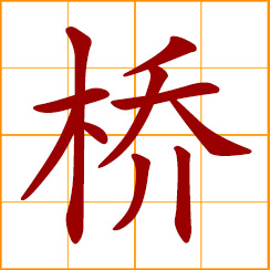 simplified Chinese symbol: bridge