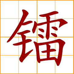 simplified Chinese symbol: radium (Ra)