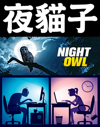 owl, night owl, night person